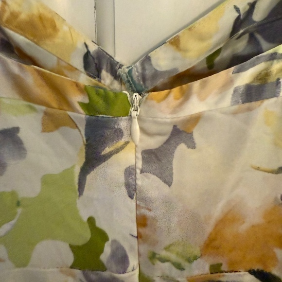 New! ASTR the Label Floral Corset Satin Dress Yellow Cream Floral 45285 - Picture 11 of 16